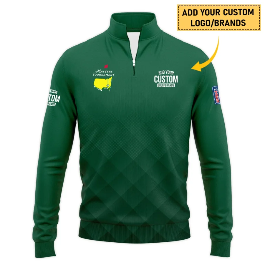Personalized Logo,Brands Masters Tournament Golf Quarter-Zip Jacket All Over Prints HOMT17022401QTJ