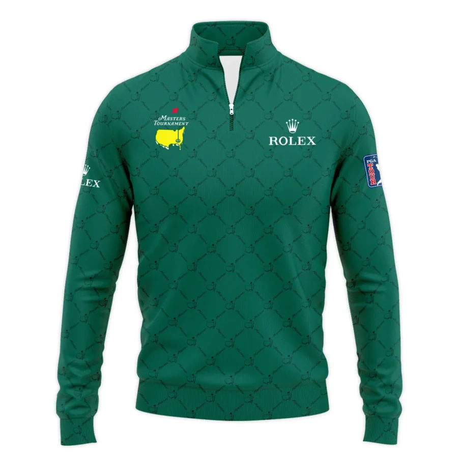 Rolex Masters Tournament Exclusive Logo Quarter-Zip Jacket All Over Prints Gift For Fans HOMT170225T1ROXQTJ