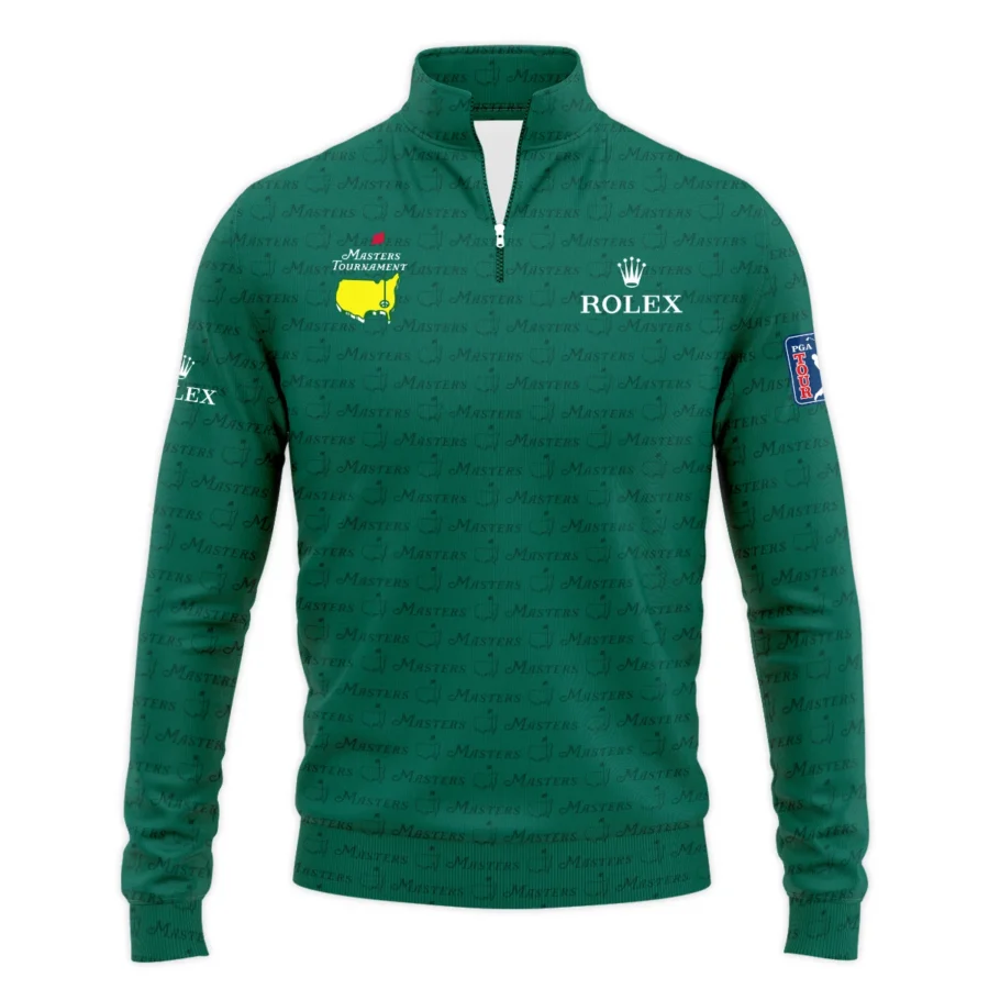 Rolex Masters Tournament Exclusive Logo Quarter-Zip Jacket All Over Prints Gift For Fans HOMT170225T4ROXQTJ