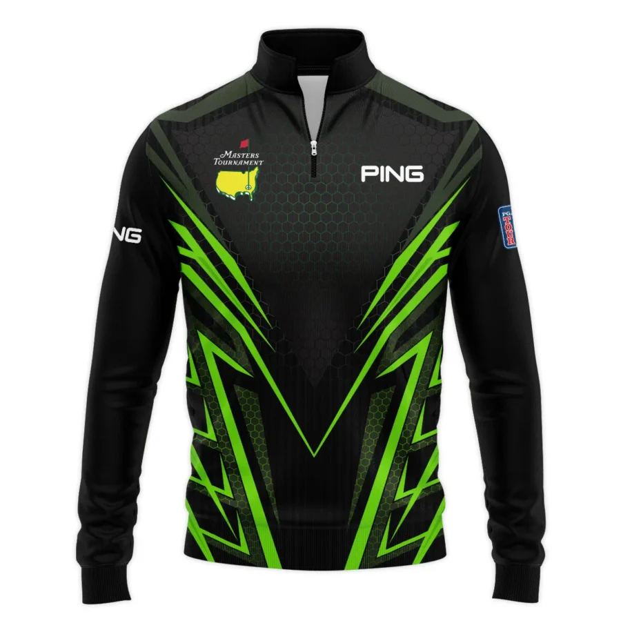 PING Masters Tournament Exclusive Logo Quarter-Zip Jacket All Over Prints Gift For Fans HOMT250225A02PIQTJ
