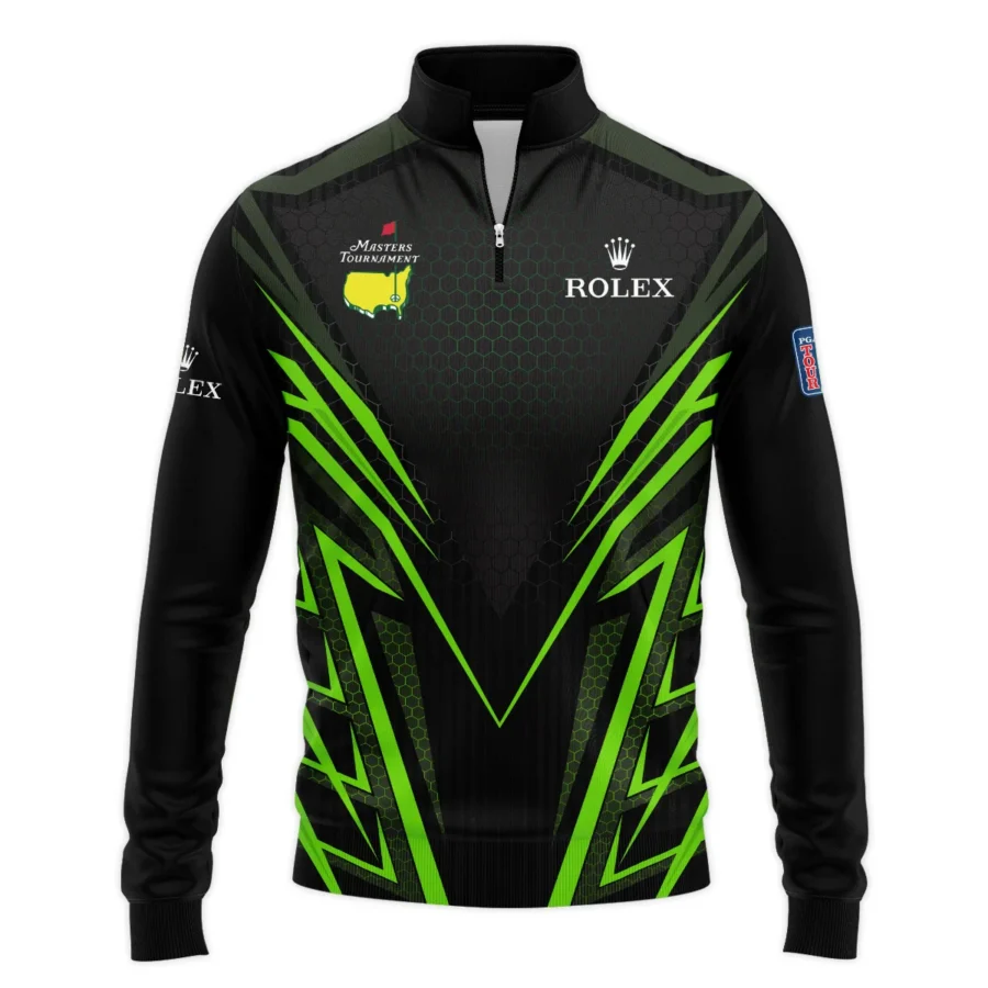 Rolex Masters Tournament Exclusive Logo Quarter-Zip Jacket All Over Prints Gift For Fans HOMT250225A02ROXQTJ