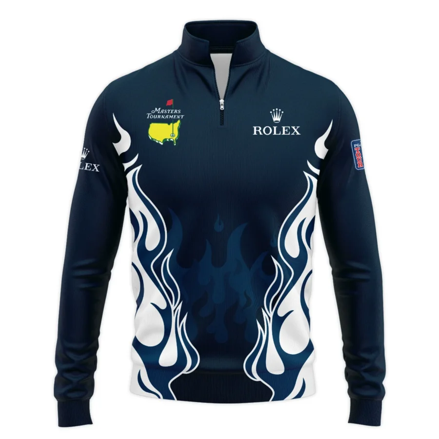 Rolex Masters Tournament Exclusive Logo Quarter-Zip Jacket All Over Prints Gift For Fans HOMT260225A01ROXQTJ