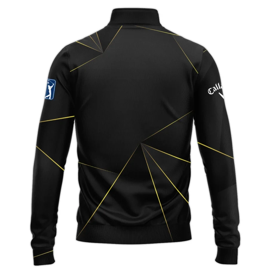 Callaway Masters Tournament Exclusive Logo Quarter-Zip Jacket All Over Prints Gift For Fans HOMT260225A03CLWQTJ-Black