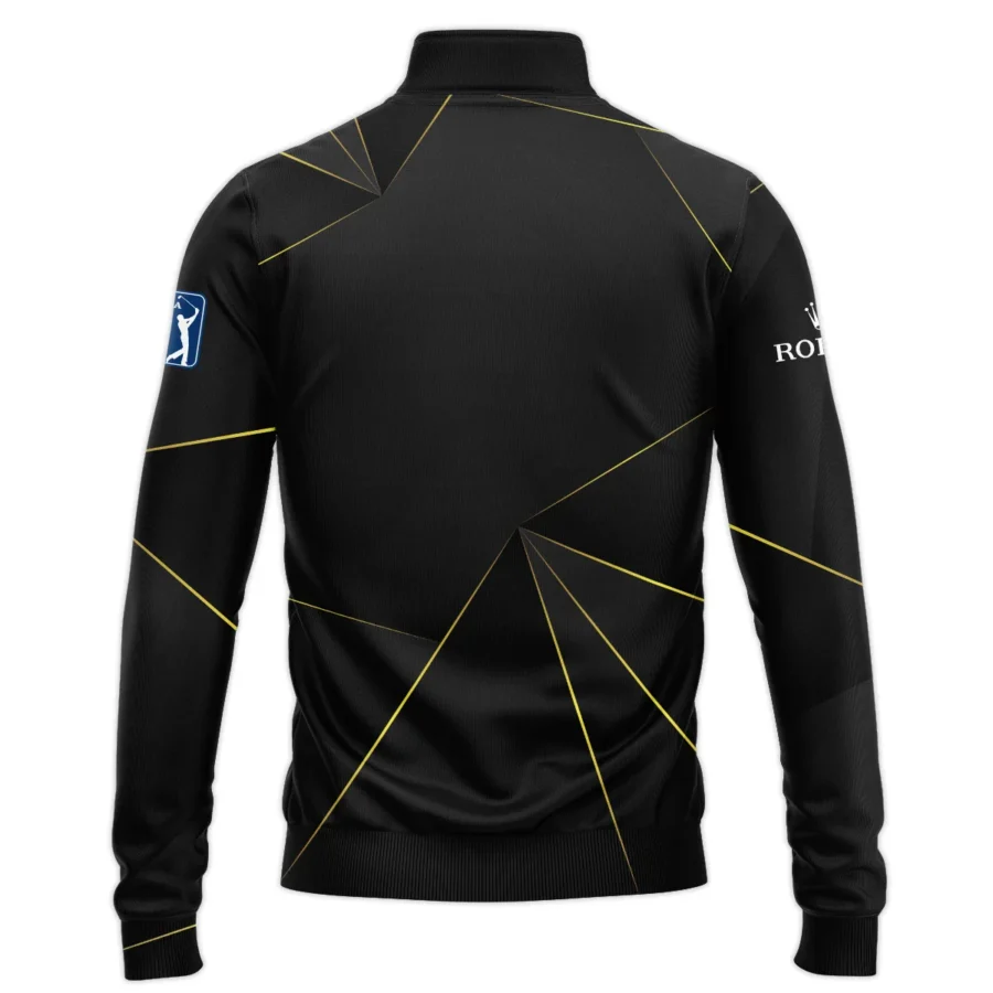 Rolex Masters Tournament Exclusive Logo Quarter-Zip Jacket All Over Prints Gift For Fans HOMT260225A03ROXQTJ-Black