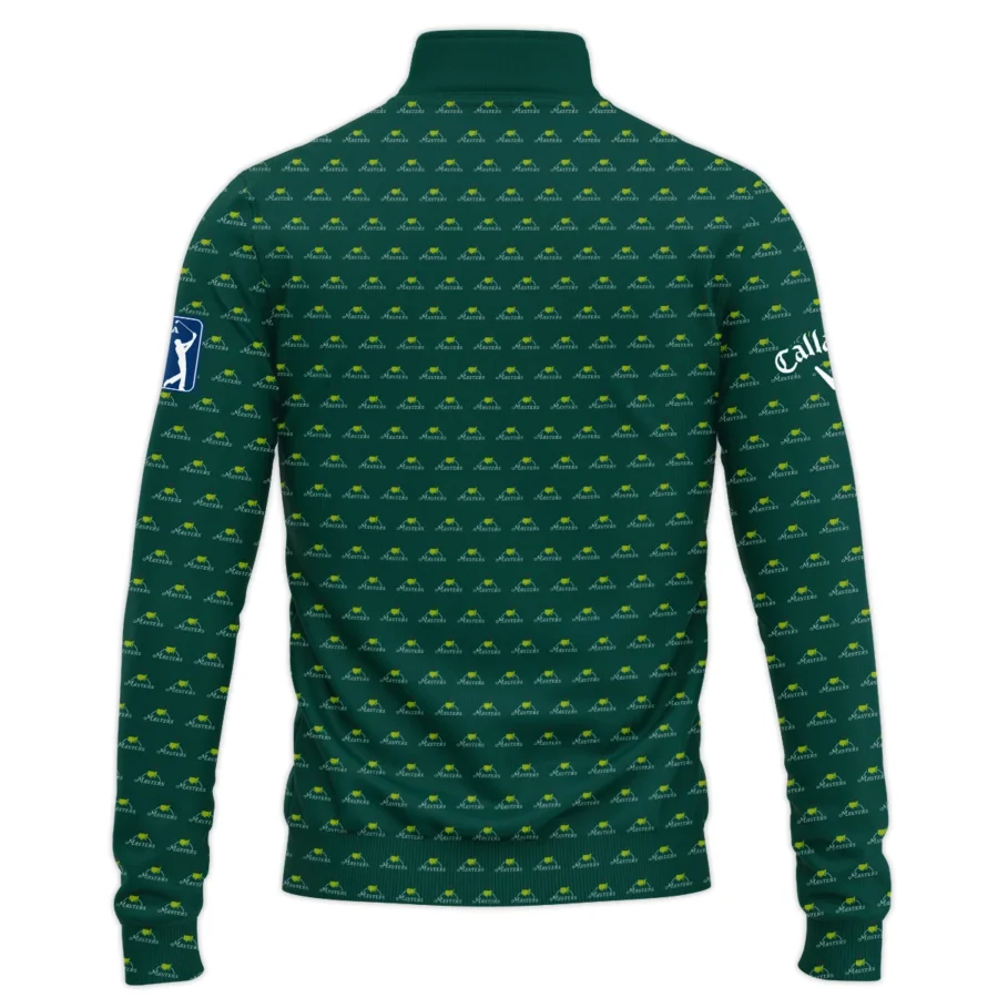 Special Release Callaway Masters Tournament Golf Quarter-Zip Jacket All Over Prints HOMT070225A01CLWQTJ