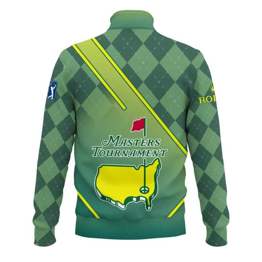 Rolex Masters Tournament Exclusive Logo Quarter-Zip Jacket All Over Prints Gift For Fans HOMT2202MTA1ROXQTJ