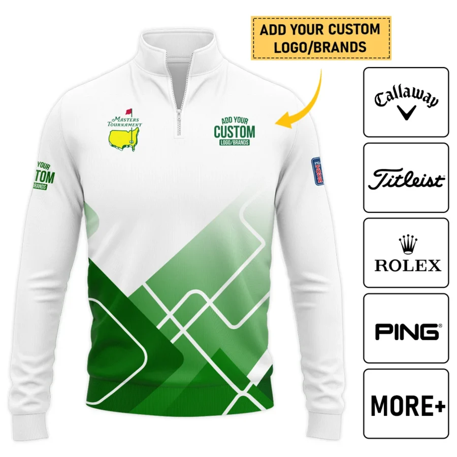 Personalized Logo,Brands Masters Tournament Golf Quarter-Zip Jacket All Over Prints HOMT021224A02QTJ