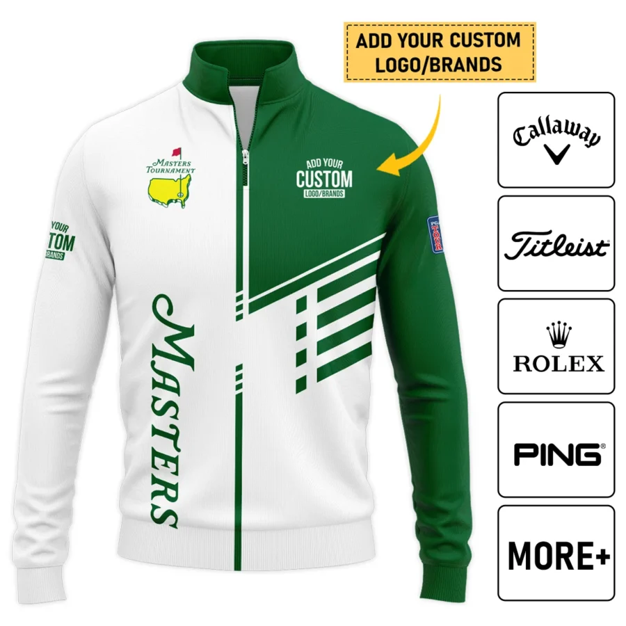 Personalized Logo,Brands Masters Tournament Golf Quarter-Zip Jacket All Over Prints HOMT021224A03QTJ