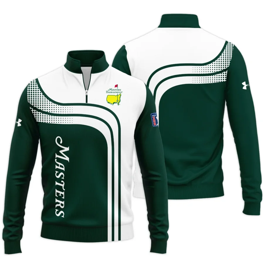 Special Release Under Armour Masters Tournament Golf Quarter-Zip Jacket All Over Prints HOMT030125A02UAQTJ