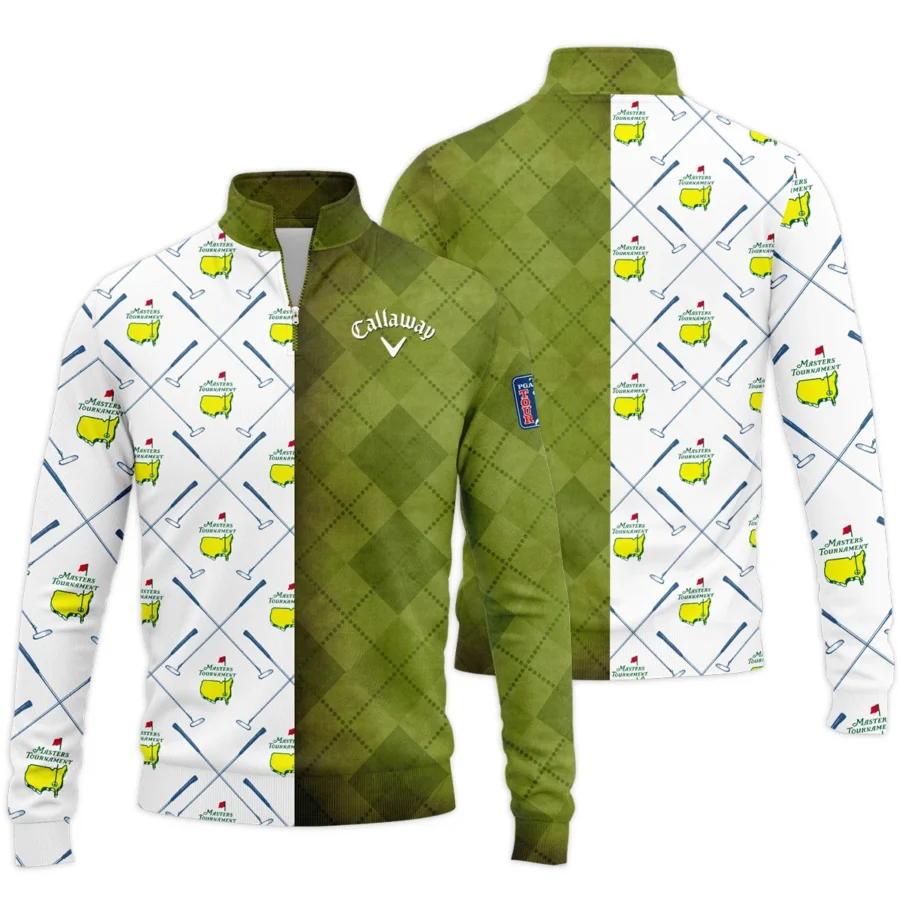 Special Release Callaway Masters Tournament Golf Quarter-Zip Jacket All Over Prints HOMT030225A01CLWQTJ