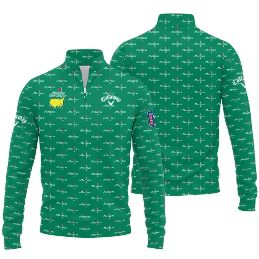 Special Release Callaway Masters Tournament Golf Quarter-Zip Jacket All Over Prints HOMT040225A2CLWQTJ
