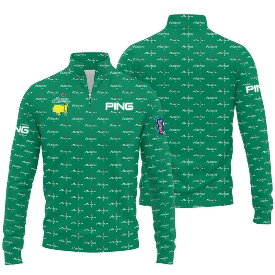 Special Release Ping Masters Tournament Golf Quarter-Zip Jacket All Over Prints HOMT040225A2PIQTJ