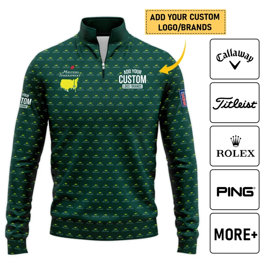 Personalized Logo,Brands Masters Tournament Golf Quarter-Zip Jacket All Over Prints HOMT070225A01QTJ