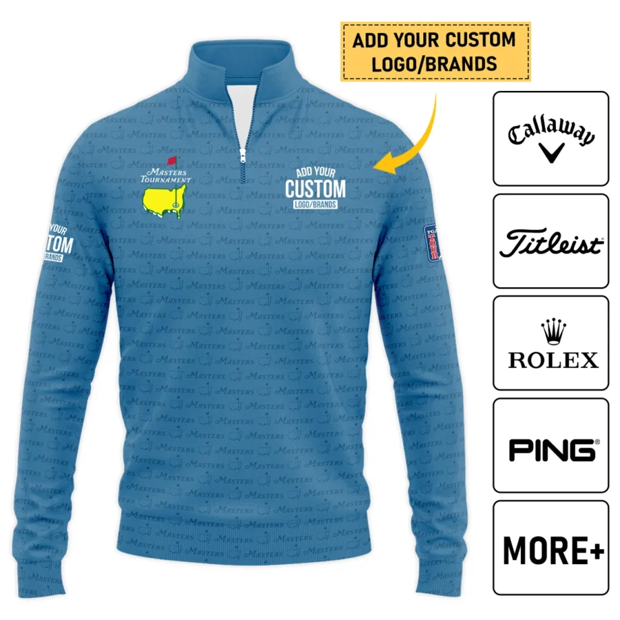 Personalized Logo,Brands Masters Tournament Golf Quarter-Zip Jacket All Over Prints HOMT080125A06QTJ