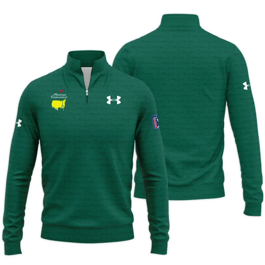 Special Release Under Armour Masters Tournament Golf Quarter-Zip Jacket All Over Prints HOMT080125A07UAQTJ