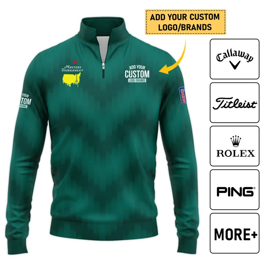 Personalized Logo,Brands Masters Tournament Golf Quarter-Zip Jacket All Over Prints HOMT120324A01QTJ