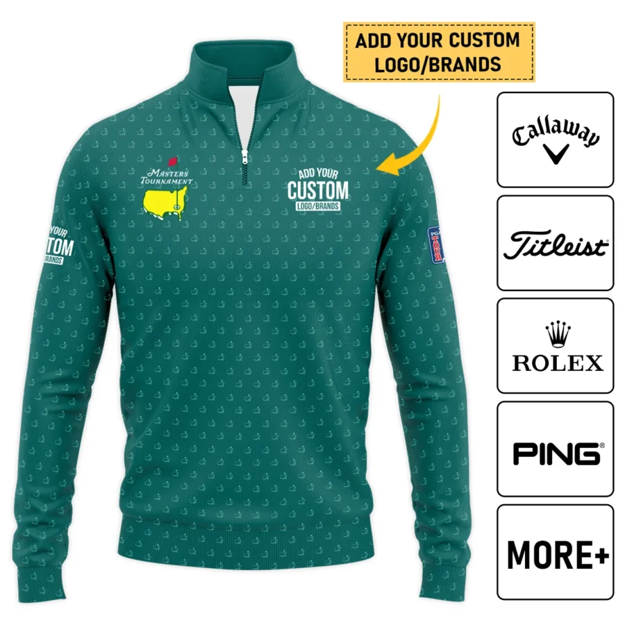 Personalized Logo,Brands Masters Tournament Golf Quarter-Zip Jacket All Over Prints HOMT201224A01QTJ