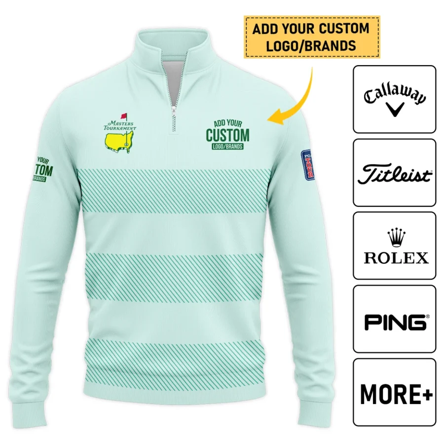 Personalized Logo,Brands Masters Tournament Golf Quarter-Zip Jacket All Over Prints HOMT210125A02QTJ
