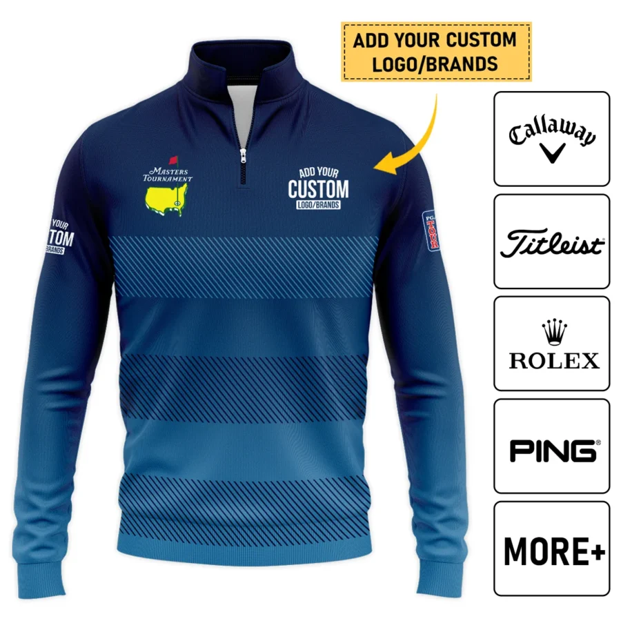 Personalized Logo,Brands Masters Tournament Golf Quarter-Zip Jacket All Over Prints HOMT210125A05QTJ