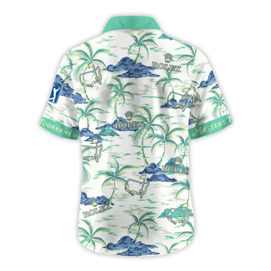 Rolex Masters Tournament Exclusive Logo Hawaiian Shirt Zipper Pockets Ultra Lightweight Shirt HOHW250225A1ROXHWP