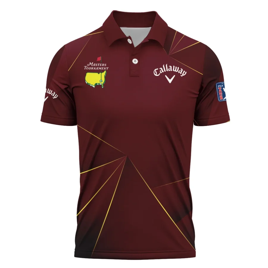Callaway Masters Tournament Exclusive Logo Polo Shirt All Over Prints Gift For Fans HOMT260225A03CLWPL-Red