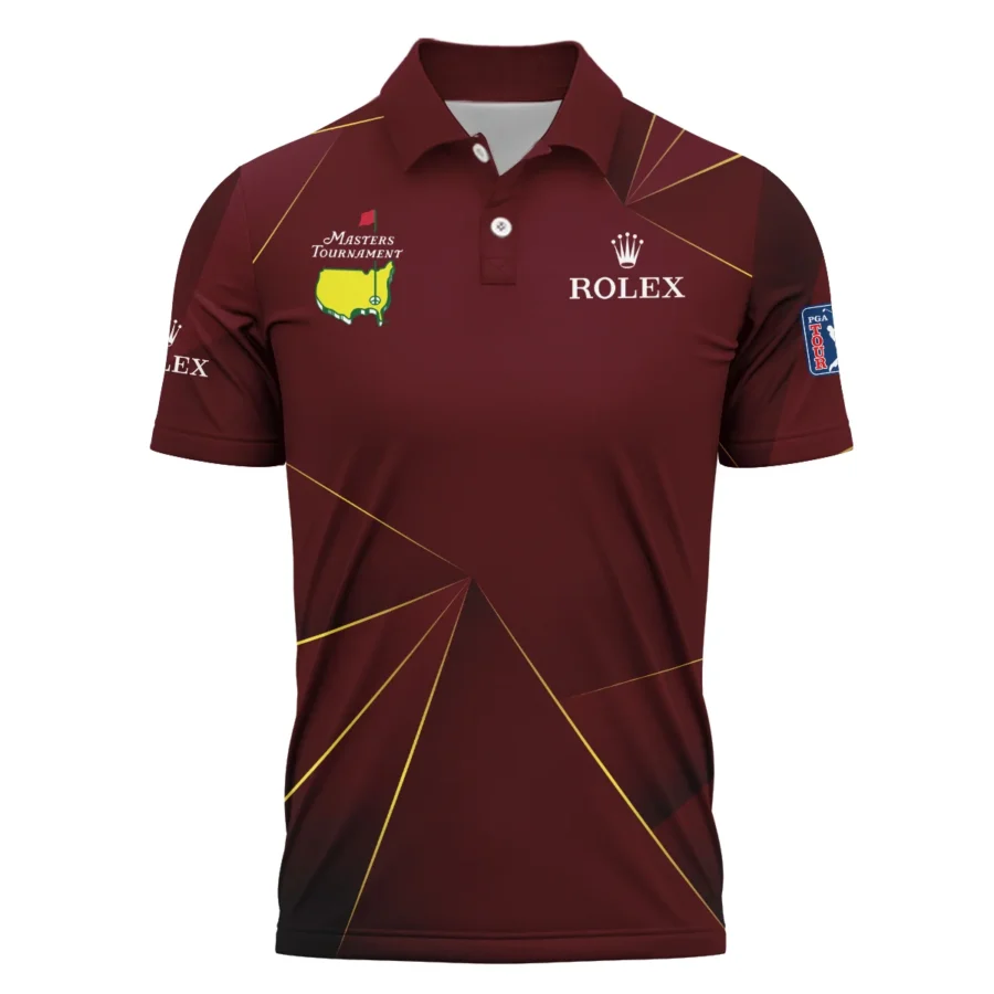 Rolex Masters Tournament Exclusive Logo Polo Shirt All Over Prints Gift For Fans HOMT260225A03ROXPL-Red