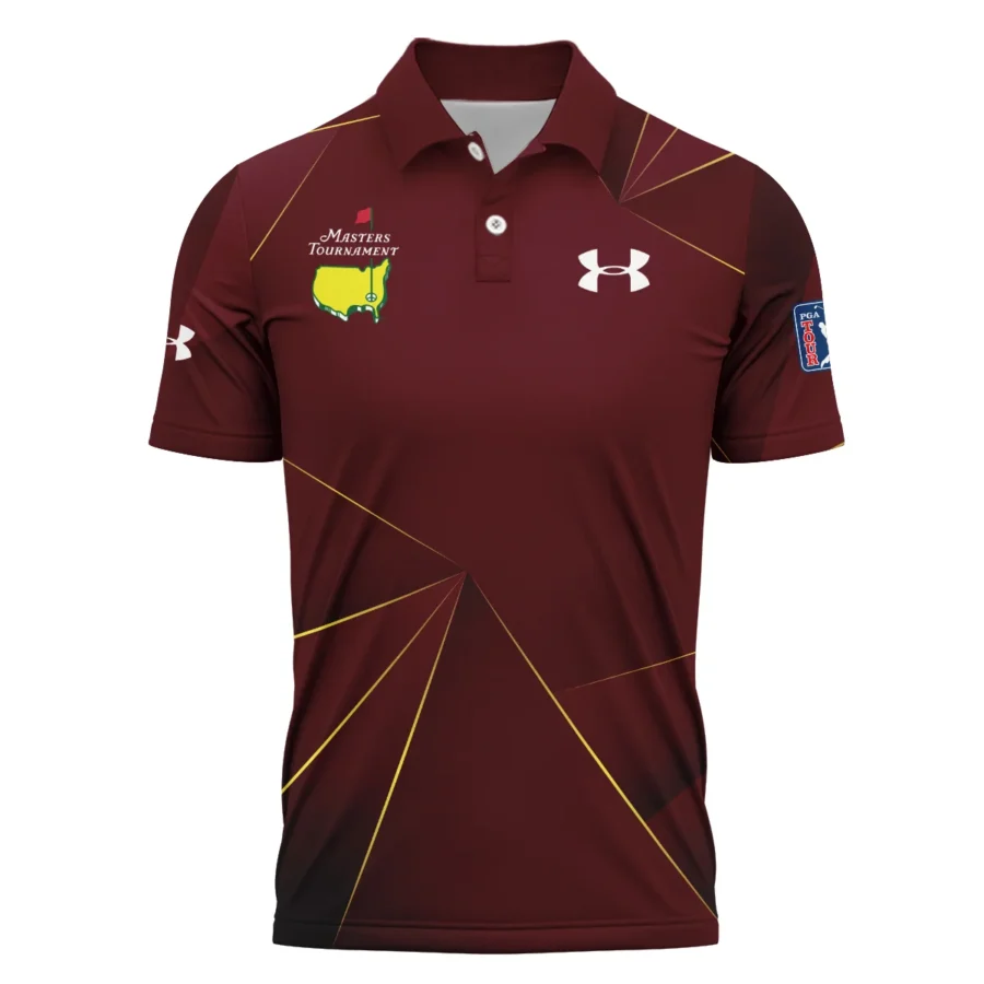 Under Armour Masters Tournament Exclusive Logo Polo Shirt All Over Prints Gift For Fans HOMT260225A03UAPL-Red