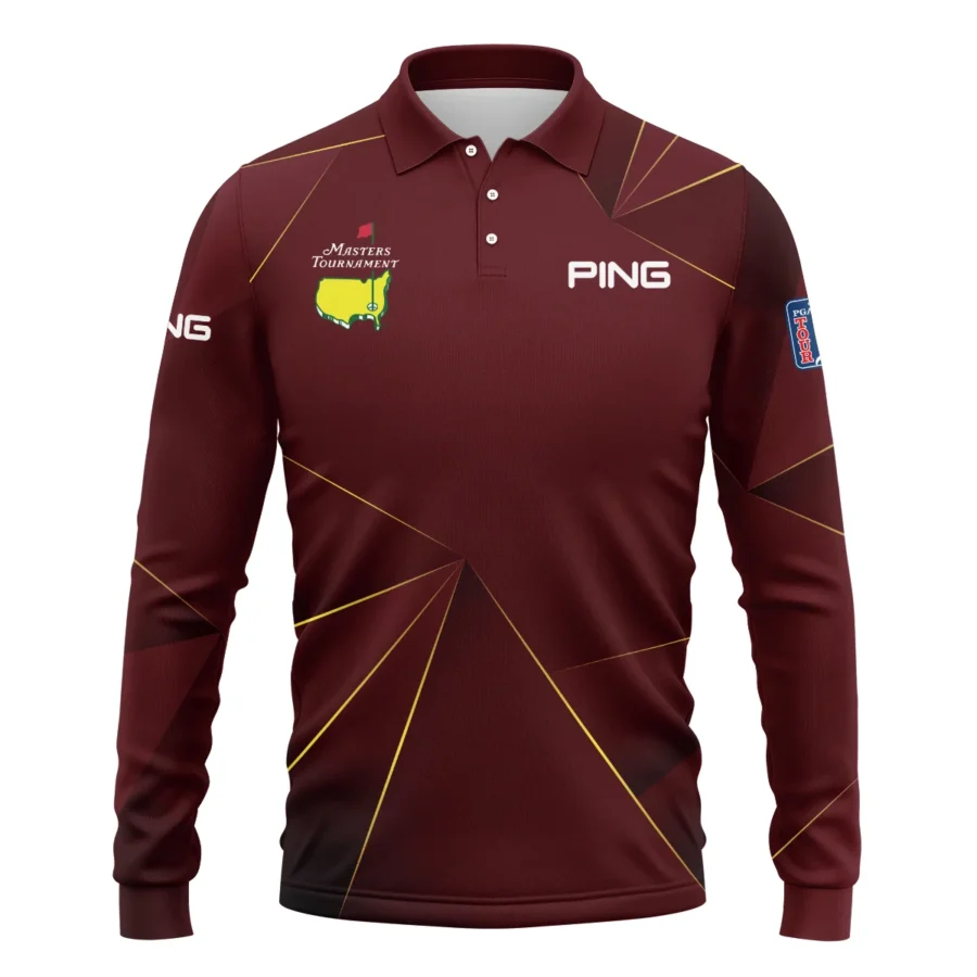 Ping Masters Tournament Golf Long Polo Shirt All Over Prints Gift For Fans HOMT260225A03PILPL-Red