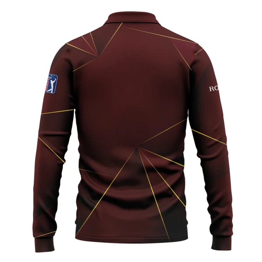 Rolex Masters Tournament Golf Long Polo Shirt All Over Prints Gift For Fans HOMT260225A03ROXLPL-Red