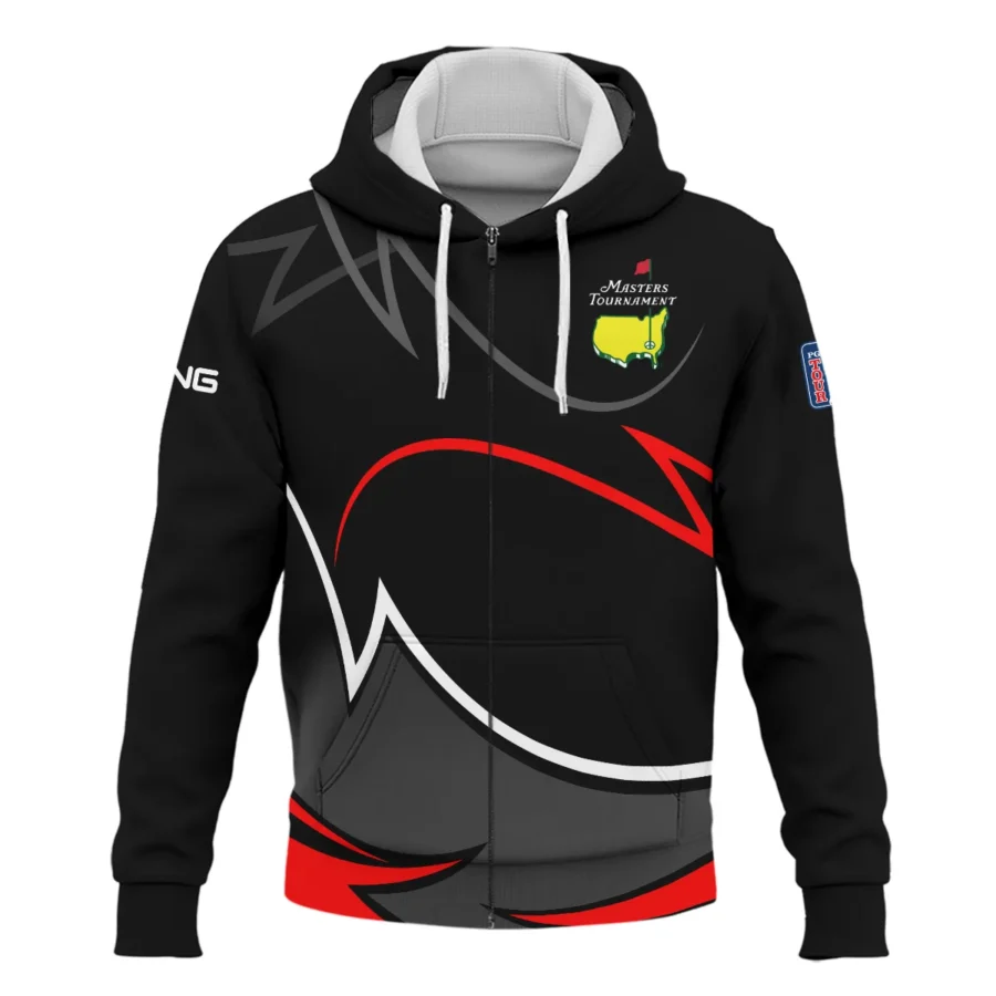 Ping Masters Tournament Exclusive Logo Zipper Hoodie Shirt All Over Prints Gift For Fans HOMT030325A03PIZHD