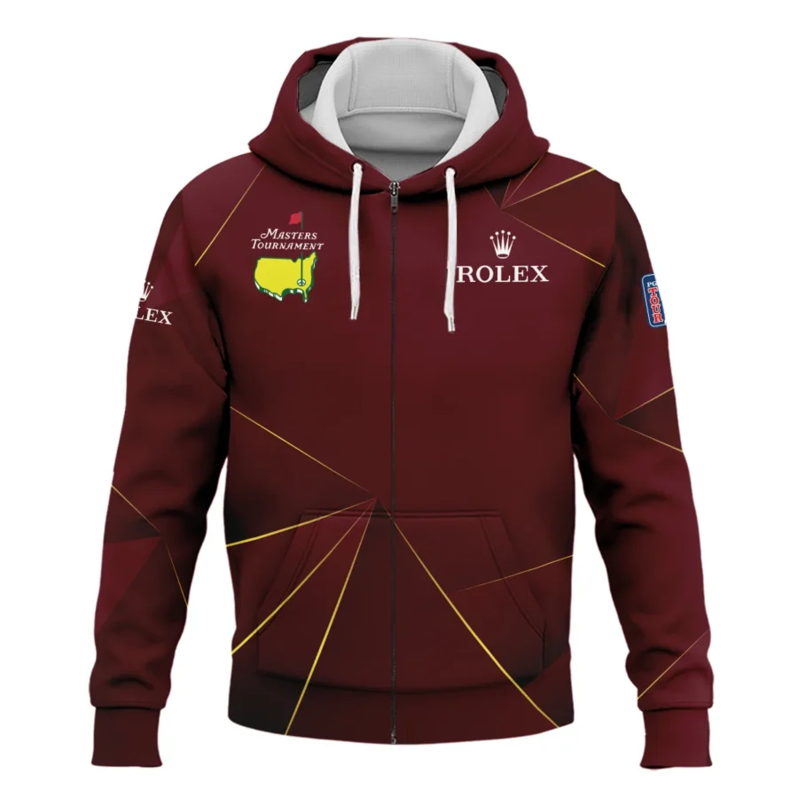 Rolex Masters Tournament Exclusive Logo Zipper Hoodie Shirt All Over Prints Gift For Fans HOMT260225A03ROXZHD-Red