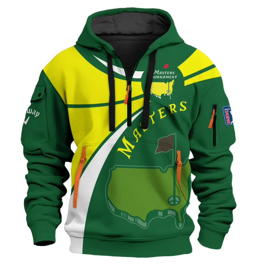 Callaway Masters Tournament Exclusive Logo Hoodie Half Zipper Shirt All Over Prints Gift For Fans HOMT040325A01CLWHDF