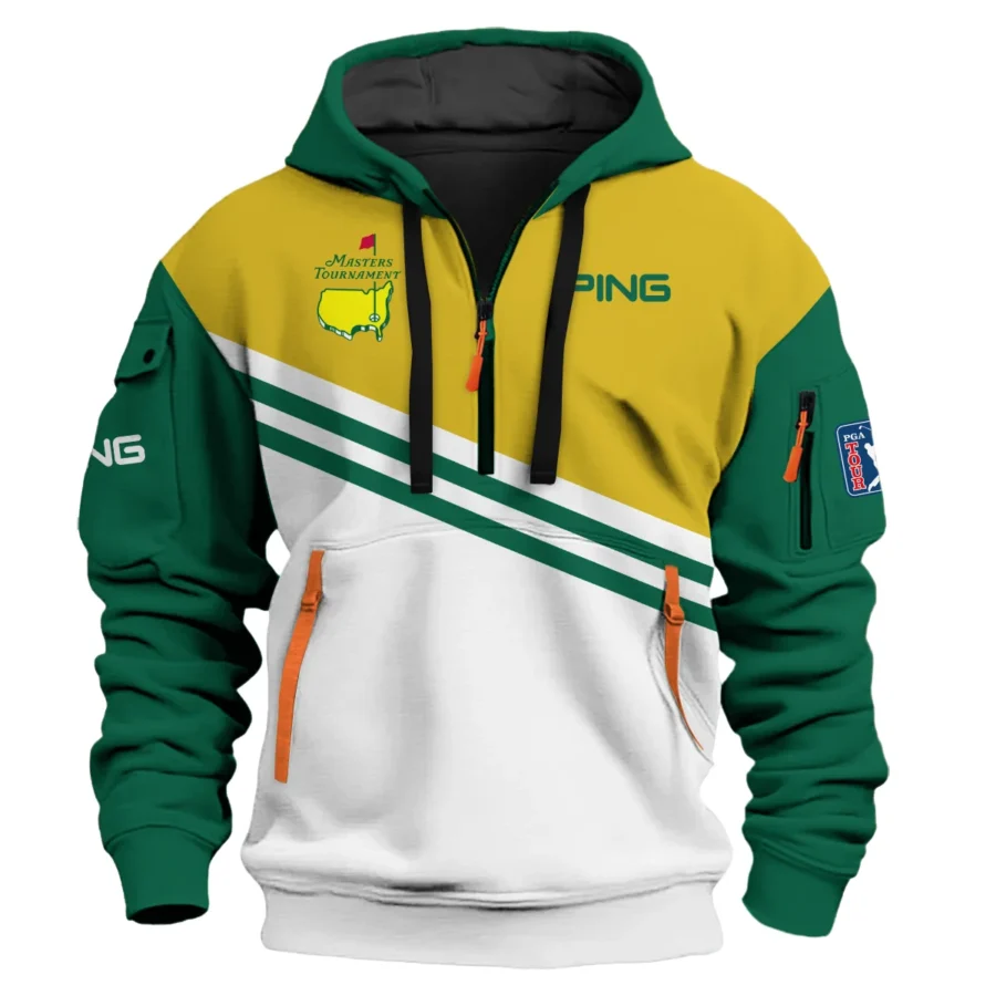 Ping Masters Tournament Exclusive Logo Hoodie Half Zipper Shirt All Over Prints Gift For Fans HOMT060325A02PIHDF