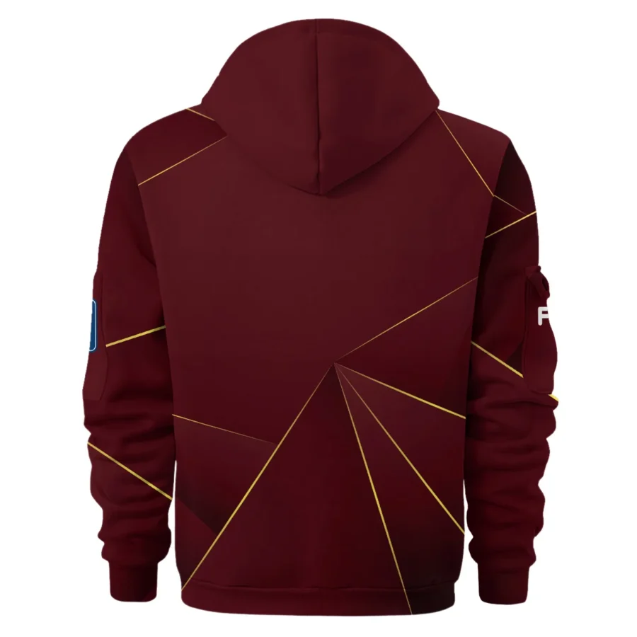 Ping Masters Tournament Exclusive Logo Hoodie Half Zipper Shirt All Over Prints Gift For Fans HOMT260225A03PIHDF-Red