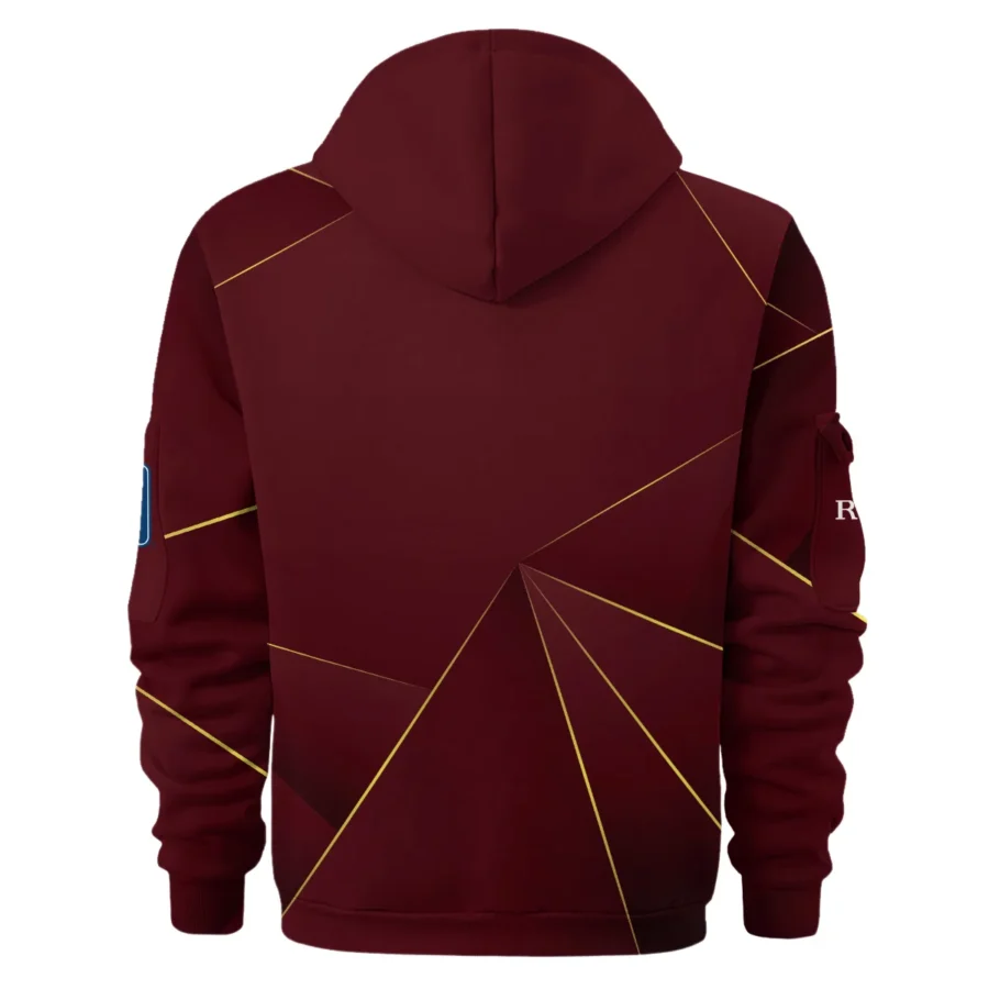 Rolex Masters Tournament Exclusive Logo Hoodie Half Zipper Shirt All Over Prints Gift For Fans HOMT260225A03ROXHDF-Red